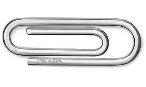 prada paperclip buy|prada selling paper clips.